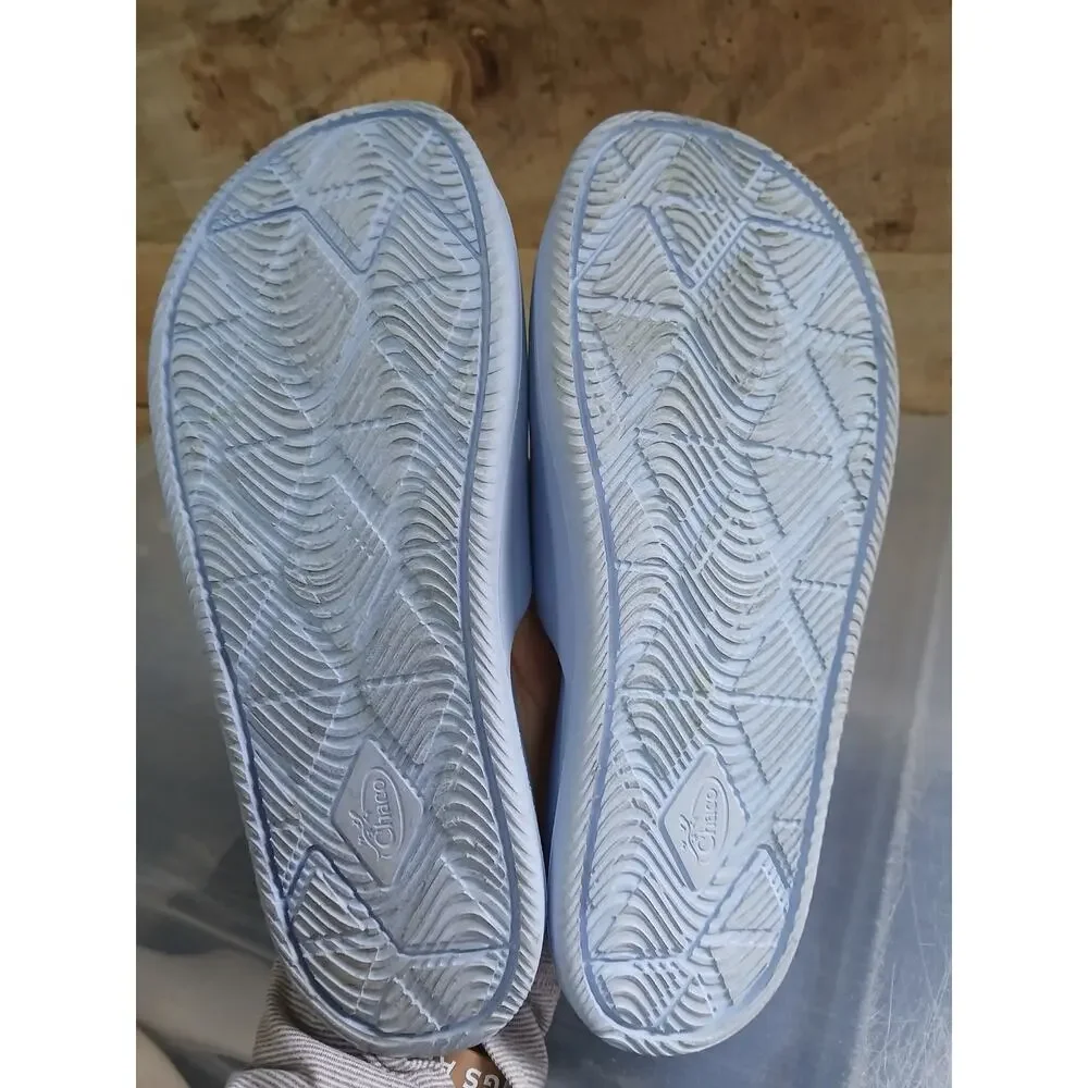 Chaco Chillos Slide Sandal periwinkle youth 5